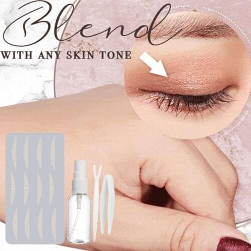 120pcs Eyelid Tape Sticker Invisible Eyelid Paste Transparent Self-adhesive Double Eye Tape Tools