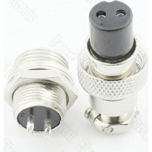 2 Pin Air Connector Air Plug GX12-2P One Set