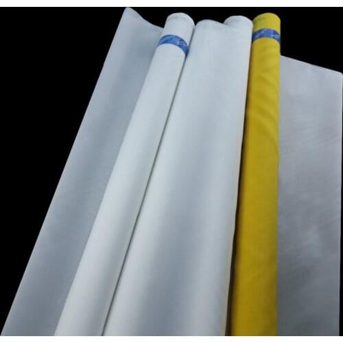 255mesh/100T Yellow 127cm 30meters 100T Polyester Silk Screen Printing Mesh
