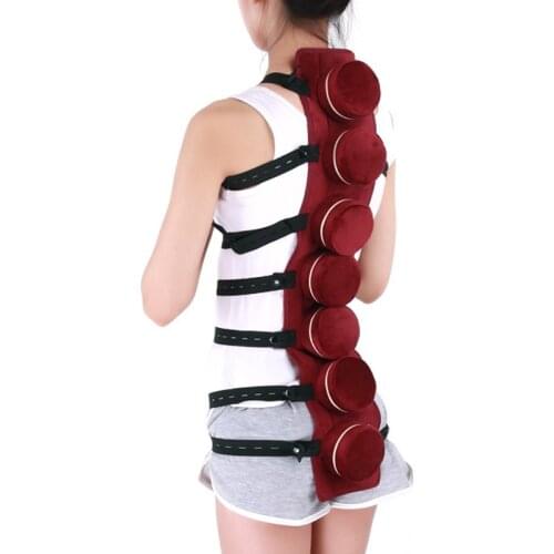 Smokeless Moxibustion Box Red Velvet Bag Cover Moxa Stick Acupuncture Roller Holder Neck Waist Body Acupoint Massage Therapy