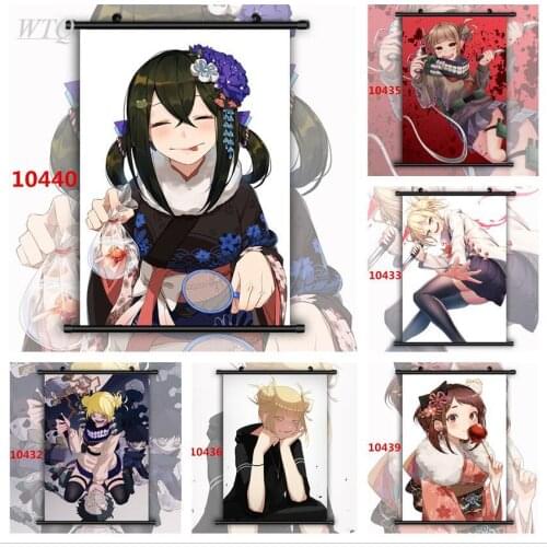 Boku No Hero Academia Toga Himiko Tsuyu Momo Anime Posters Canvas Painting Wall Decor Posters Wall Art Picture Room Home Decor