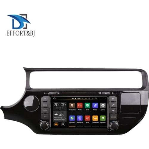 Android 9.0 Octa Core 4GB+32GB Car Radio DVD Palyer For Kia Rio 2015-2016 Left Hand Driving Auto Stereo Head Unit Multimedia