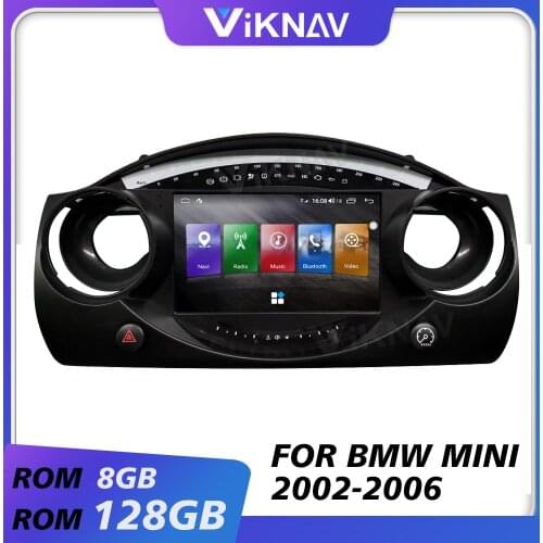 Car Multimedia Player for BMW Mini 2002-2006 Android Auto Car Radio GPS Navigation Tape Recorder Video Player HD Touch Screen