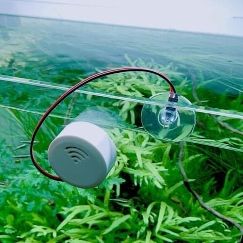 Water Level Sensor Water Leak Detector Water Alarms with Probe for Aquarium Fish Tank Powered by Button Batteries