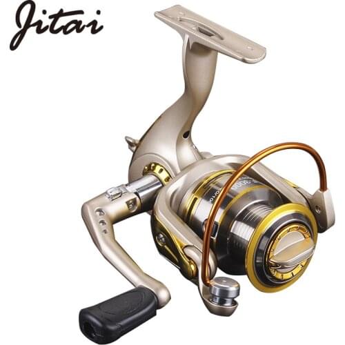 JITAI Front Drag Spinning Reels For Fishing Metal Spool Quick Foldable Reel Handle 9+1BB Fishing Coils Wheels Carrete de pesca