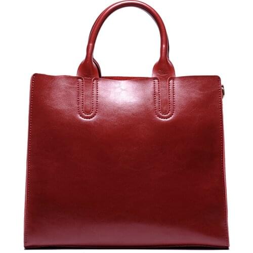 Handbag Leather woman designer handbags high quality brand Cowhide Genuine Leather Handbags women messenger bags bolsa feminina