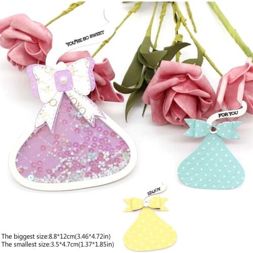 Chocolate Shaker Metal Cutting Dies Stencils for DIY Scrapbooking Decorative Embossing Paper Card Making Craft