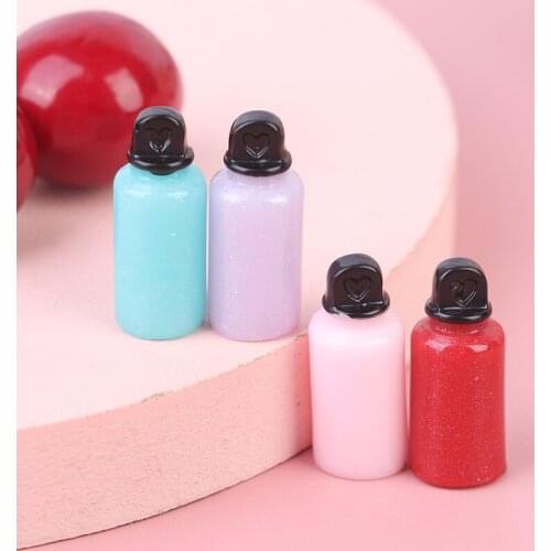 10pcs Dollhouse Miniature Thermos Cups Miniature Food Play Scene Doll House Decoration Accessories Pretend Toy