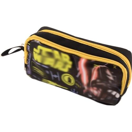 Newest Starswars cute pencil case for boys high quality pencil bag children cartoon school supplies stationery nylon estojo