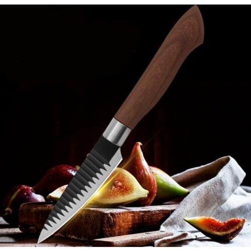Fruit Knife Household Portable Peeling Knife Melon Fruit Peeler Wave Pattern Kitchen Knife Stainless Steel Pocket Knife кухня