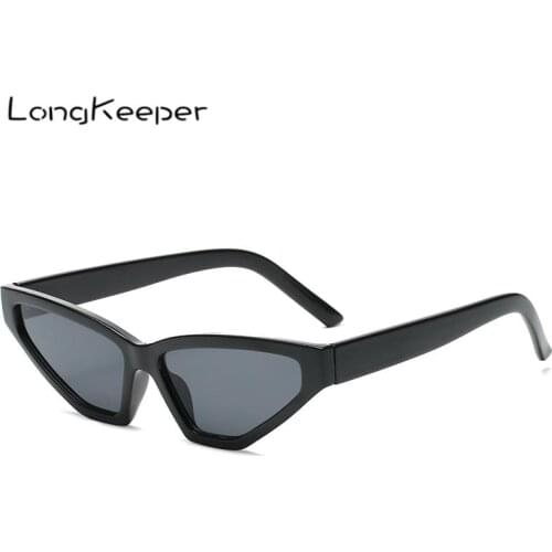 Vintage Cat Eye Sunglasses Women Fashion Brand Designer Small Black Triangle Sun Glasses Ladies Outdoor Travel UV400 Eyewears