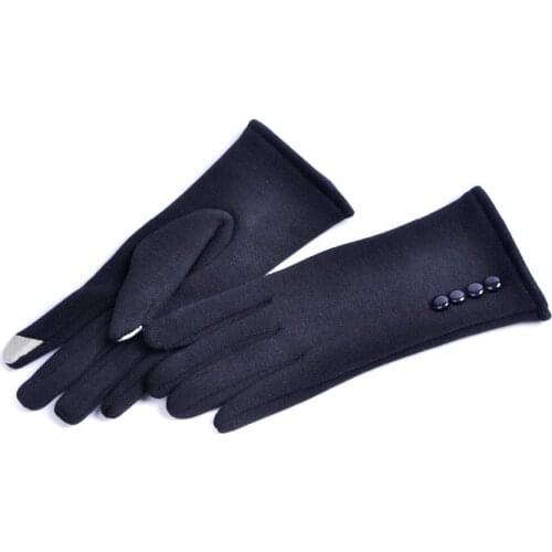 Gloves For Touch Screens Mittens Women Lovely Convenience 2019 New Winter Warm All-match Outdoor Good Quality