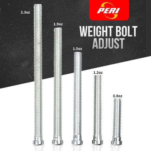 PERI Weight Bolt Adjust Weight 2.3oz/1.9oz/1.5oz/1.2oz/0.8oz/0.7oz/0.3oz 8 Pieces of Weight Bolt Adjustable Billiard Accessories