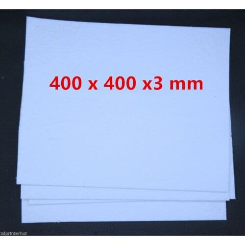 4pcs 400x400 mm Insulation Cottons 3 mm thickness for reprap 3D Printer Heated Bed insulation cotton plate
