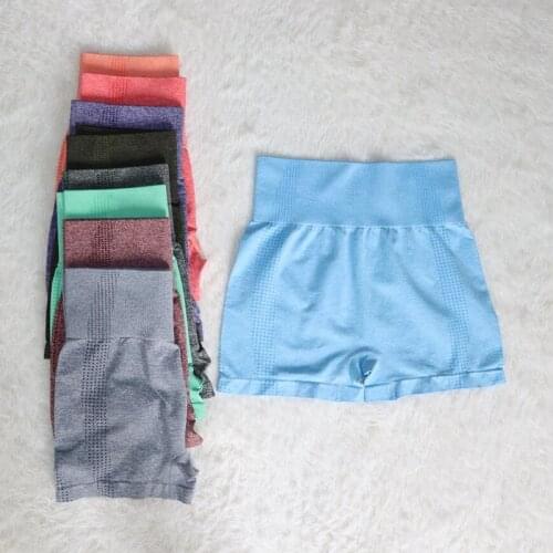 12 Colours High Waist Women Workout Yoga Shorts Fitness Stretch Push UP Gym Tights Shorts Sportswear Seamless sport Leggings