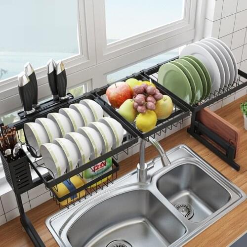 Escurridor De Platos Dish Drainer Keuken Stainless Steel Cozinha Mutfak Cuisine Cocina Organizador Kitchen Storage Rack Holder