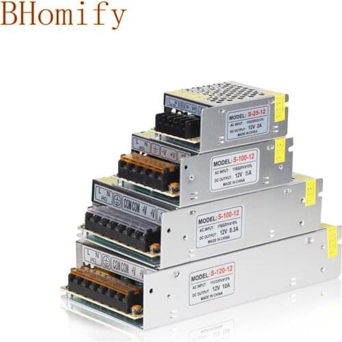 DC12V Lighting Transformers LED Driver Power Adapter 5A 10A 20A 30A for LED Strip Light Switch Power Supply 60W 120W 240W 360W