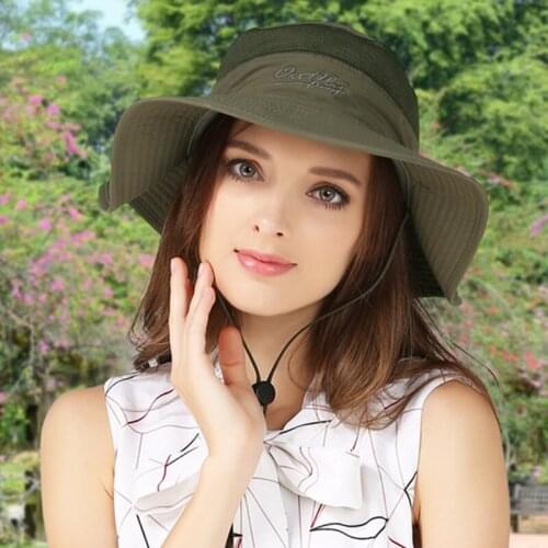 Outdoor Uv Protection Sun Hat Sun Protection Fisherman Hat Basin Cap Spring And Summer Men And Women Large Brim Hat