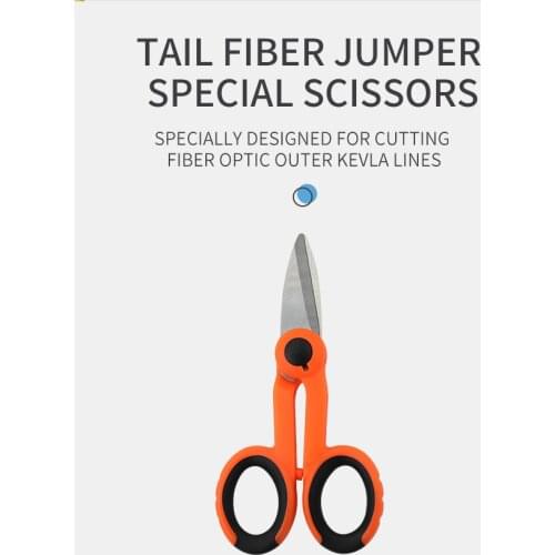 Fiber Optic Kevlar Shears Scissors Aramid fiber optic aramid wire pigtail jumper scissors ftth tools simple