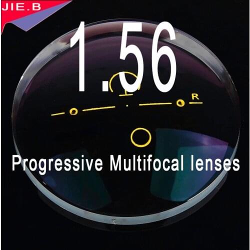 1.56 Index free form Multifcoal Interior Progressive Glasses Lenses Prescription See Far Long and See Near Visions comfortable