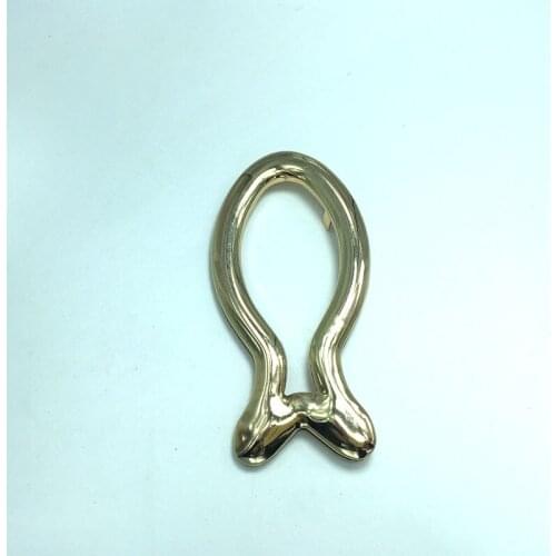 13.50 cm Gold Plated metal handle
