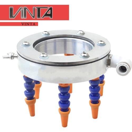 Free Shipping! CNC Water Spray Ring Engraving Woodworking Machine Tool Cooler Spray Nozzle Cooling Atomizer Extension Pipe