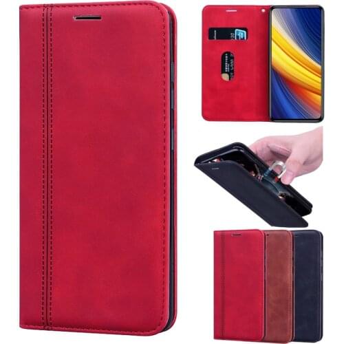 Case For Xiaomi Poco X3 Pro NFC чехол Flip Leather Book Cover Wallet Housing Pocophone Poko Little X3 Funda Magnet Protector Bag