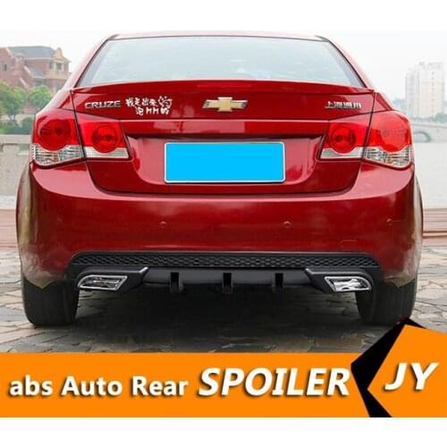 For Chevrolet Cruze ABS Rear Bumper Diffuser Bumpers Protector For 2009-2014 Cruze Body kit bumper rear lip rear spoiler