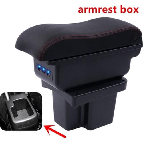 For VW Tiguan armrest box central Store content Storage box with cup holder ashtray USB interface products 2008-2016