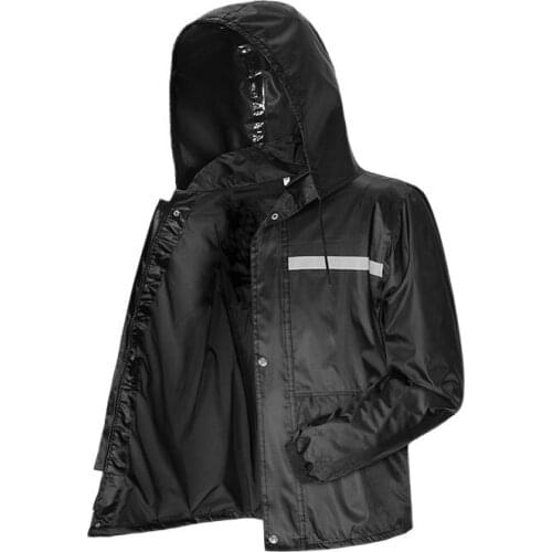 Hiking Raincoat Women Motorcycle Rain Pants Black Long Rain Coat Men Set Capa De Chuva Outdoor Suits for Men Rain Gear Partner