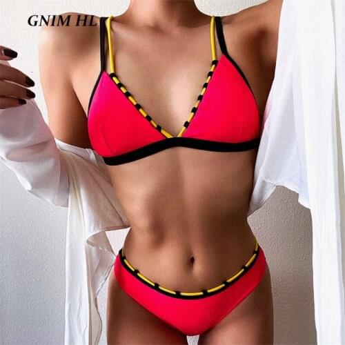 GNIM HL Red Swimwear