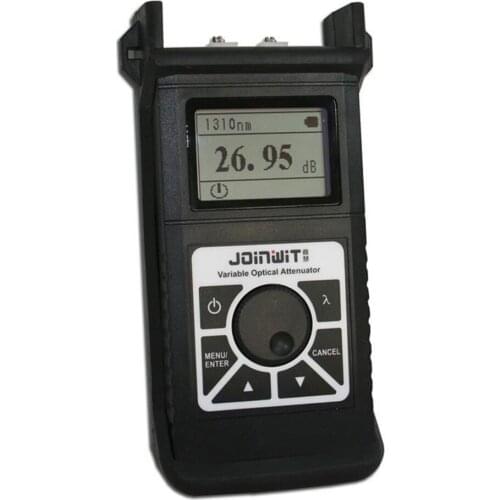 JW3303 Handheld Fiber Optical Variable Attenuator 2-60dB Stepwise Attenuating Communication Education And Lab Testing