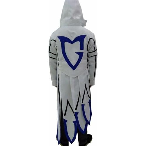 2018 Game LOL Cosplay Costume LOL Talon Cosplay Costume White Uniform Halloween Costume Custom Made Any Size