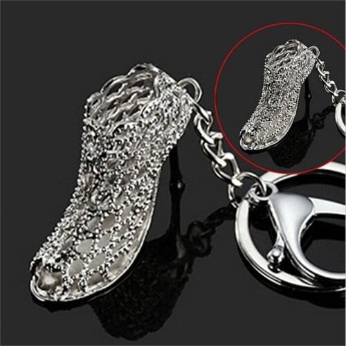 Beauty Hollow Pumps High Heels Shoes Model Keychain Keyring Key Chain Ring Fob