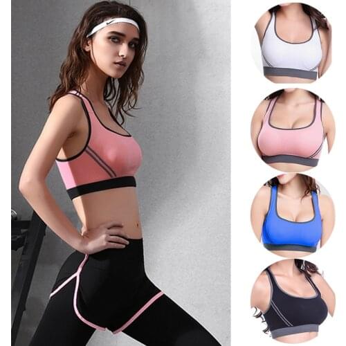 New Shockproof Beautiful Back Gathered Comfortable Breathable Ladies Sports Underwear Home Yoga Running Fitness Sexy Woman Bra