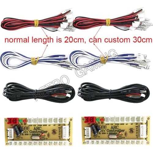 New Zero Delay USB Encoder to PC Joystick and Button For MAME & Fight Stick Controls DIY Arcade Game Kit Parts