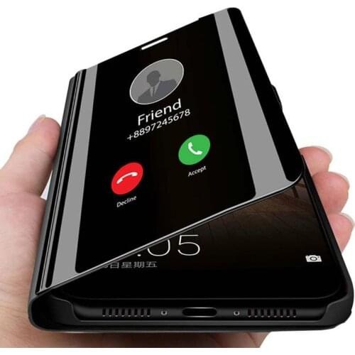 Flip Standing Case Smart Mirror phone Case For Samsung Galaxy J7 J3 J4 J6 J8 A9 A5 A6 A7 A8 Plus Prime 2018 Protective Cover
