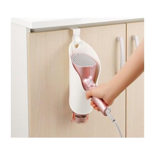 Hair Dryer Storage Shelf Free Punch Hair Dryer Rack Bathroom Bathroom Rack