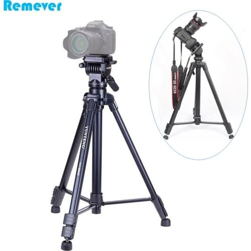 Professional Tripod with 360 degree Rotating Liquid Head Gimbal Stands Holder for SONY CANON Nikon DSLR Cameras for Photography