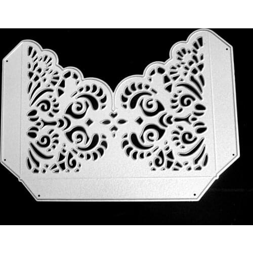 RLJLIVES 3D Lace Frame Metal Cutting Dies Stencils for DIY Scrapbooking Stamp/photo album Decorative Embossing DIY Paper Cards