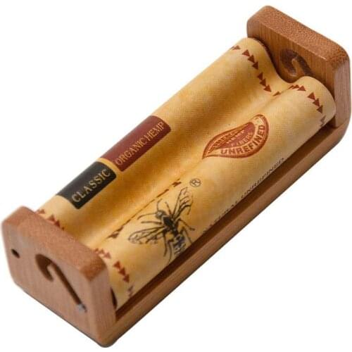78mm Natural Bamboo Rolling Machine Cigarette Roller