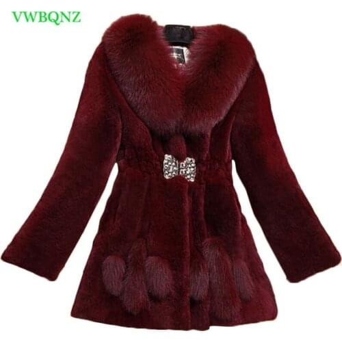 New Faux Fur Coat Plus size Womens Artificial Rex Rabbit Fur Cape Jacket Female Fur Overcoat Short Imitation Fur Coats 6XL A772