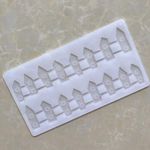 Fence Silicone Chocolate Mold Cake Accessories DIY Tools XG830