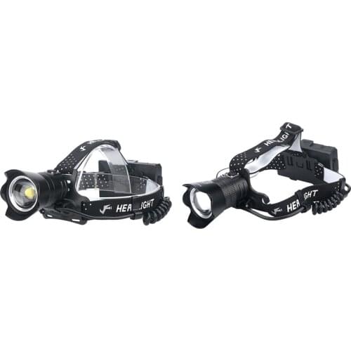LED Head Light Lamp 3-Mode Zoom USB Headlight Rechargeable Waterproof Head Torch for Camping Fishing
