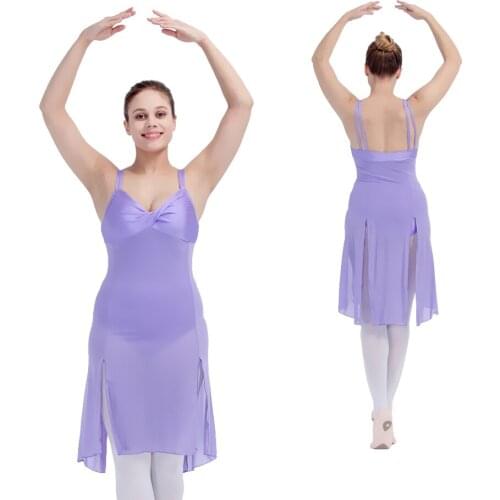 Retail Wholesale White Nylon/Lycra Mesh Modern Dance Skirts Lyrical Dance Skirts for Ladies and Girls