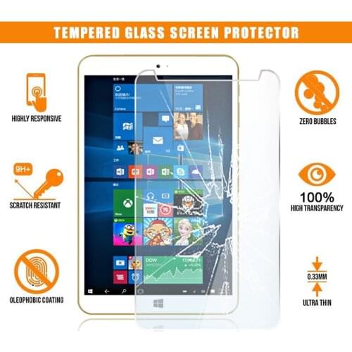 Screen Protector for ONDA V80 Plus Tablet Tempered Glass 9H Premium Scratch Resistant Anti-fingerprint Film Cover
