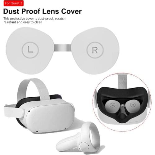 For Oculus Quest2 Film Lens Cover Dust Proof Silicone Lens Protector For Oculus Quest 2/Rift S VR Glasses Lens Protective Film