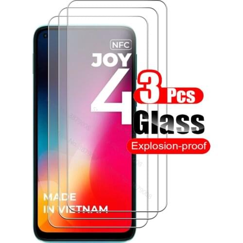 3pcs Protective Glass For Vsmart Joy 4 Phone Screen Protector For Joy 3 Plus 3Plus Joy4 Joy3Plus Safty Tempered Glass Cover Film
