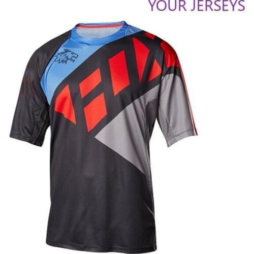 2022 MOTO JERSEY downhill mountain bike downhill t shirt clothing MTB motocross DH shirt MX motorcycle cycling clothing KC FXR