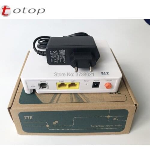 5Pcs/Lot 100% new original ZTE F612 ZXA10 GPON OUN fiber network with 2 Ethernet 1 voice ports, English Firmware